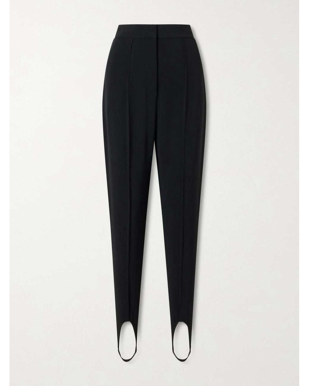 Stella McCartney Blue High-Rise Jersey Stirrup Leggings
