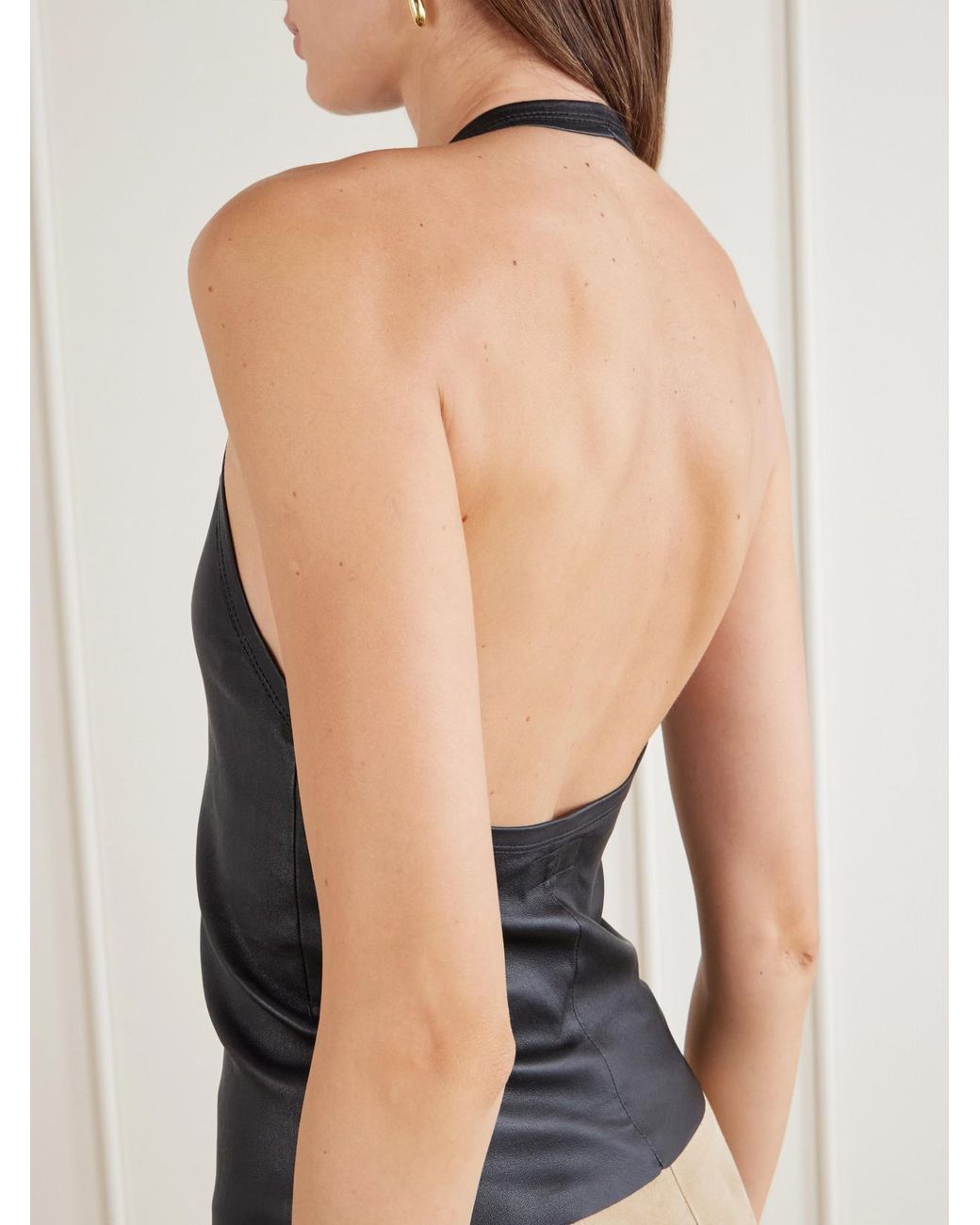 Stouls Blue Cherry Leather Tank