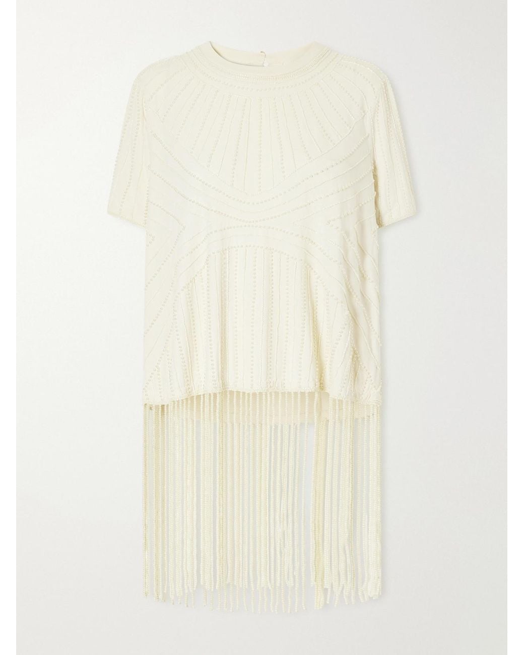 Sea Natural Carlotta Embellished Cotton Blouse