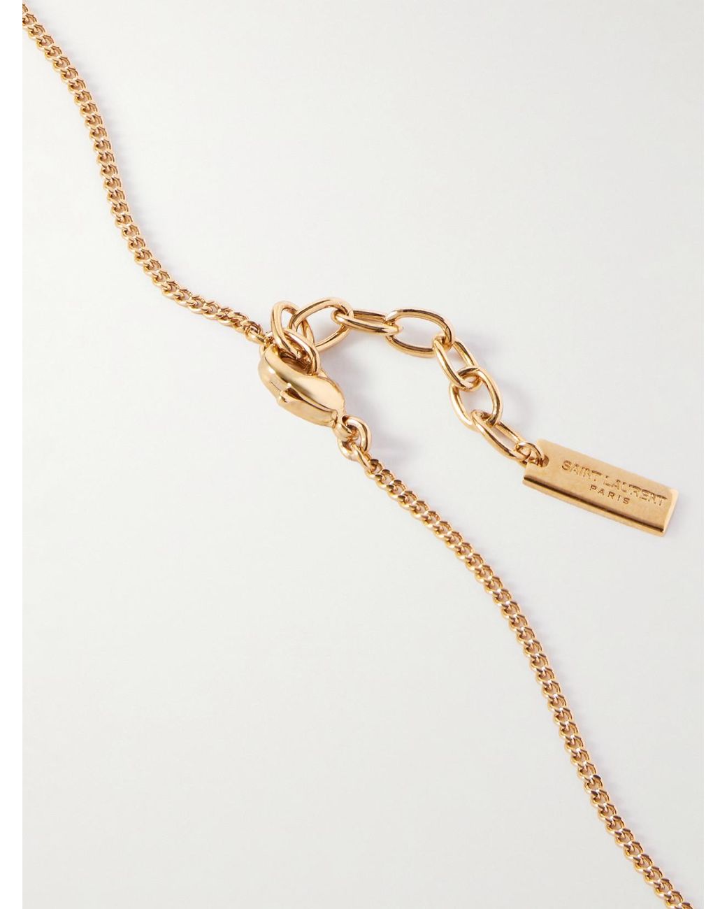 Saint Laurent Natural Tone Necklace
