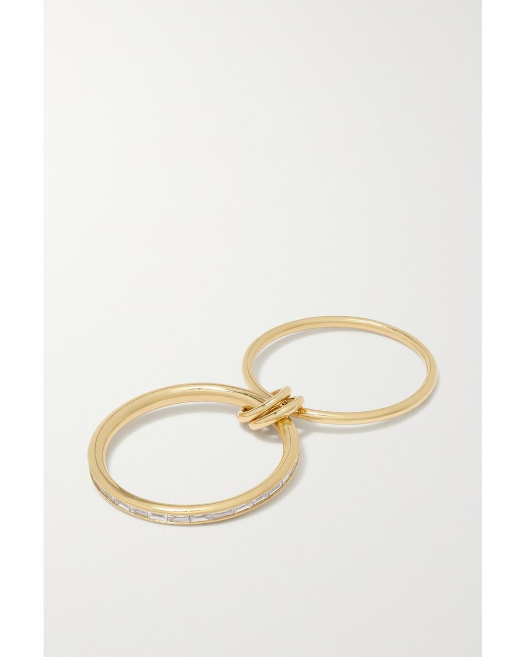 Spinelli Kilcollin Natural Callisto Set Of Two 18-Karat Diamond Rings