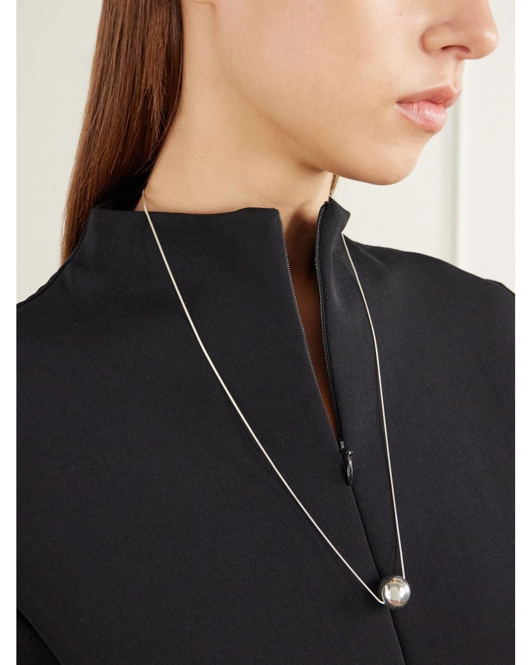 Camille Surault White Vada Sterling Necklace