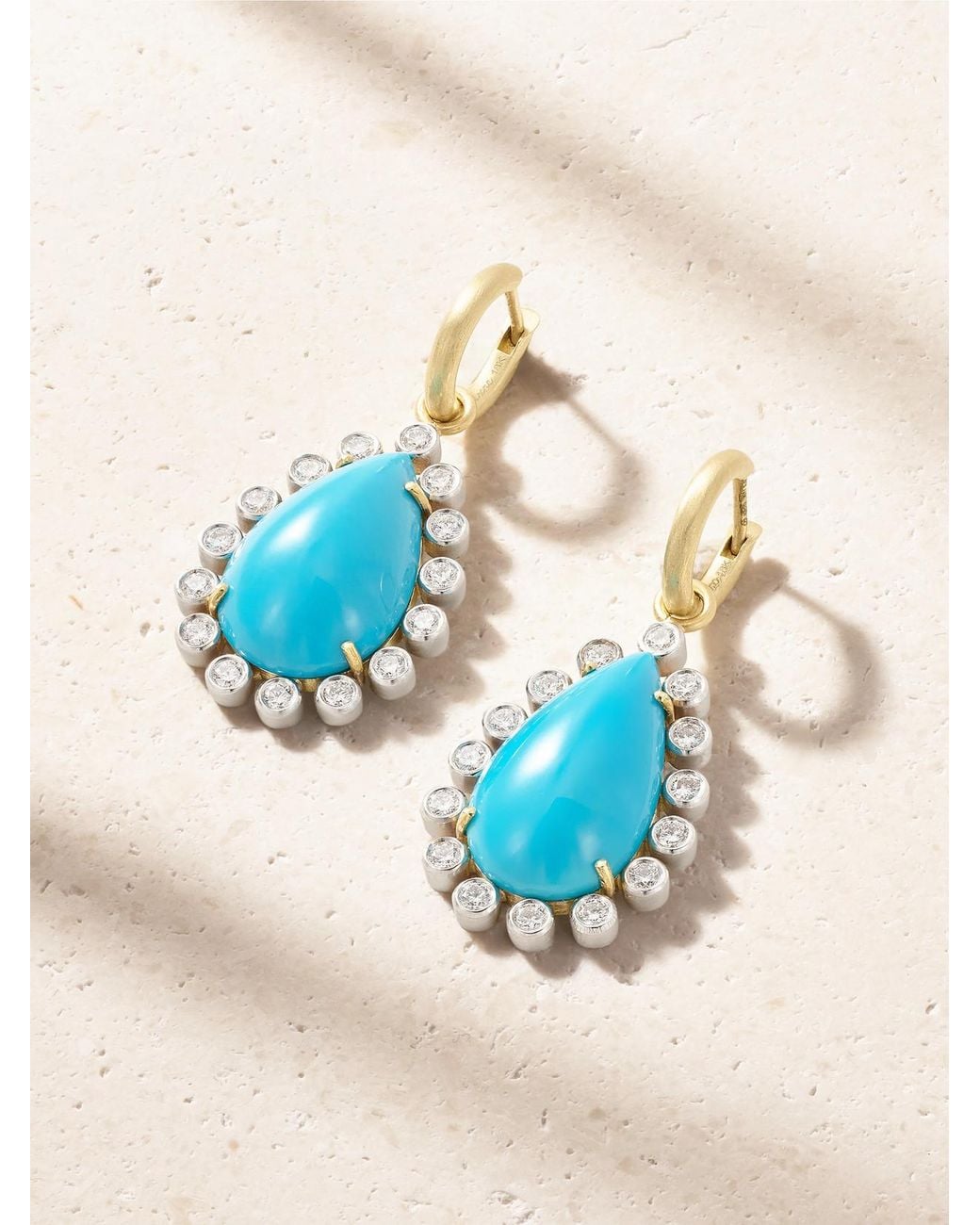 Irene Neuwirth Blue Gemmy Gem 18-Karat And Diamond And Earrings