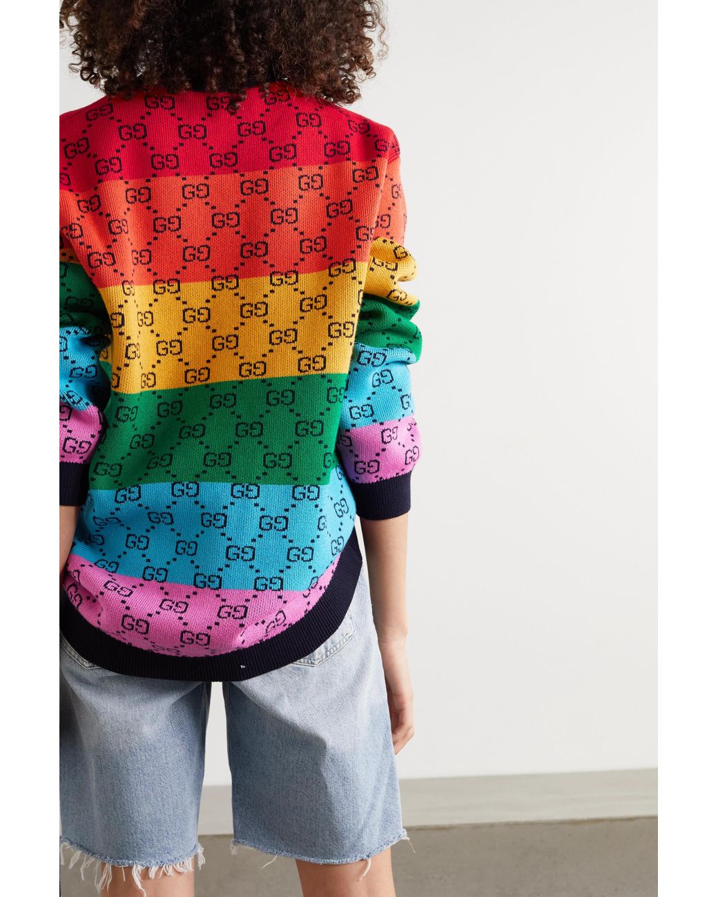 Rainbow gucci jumper sale