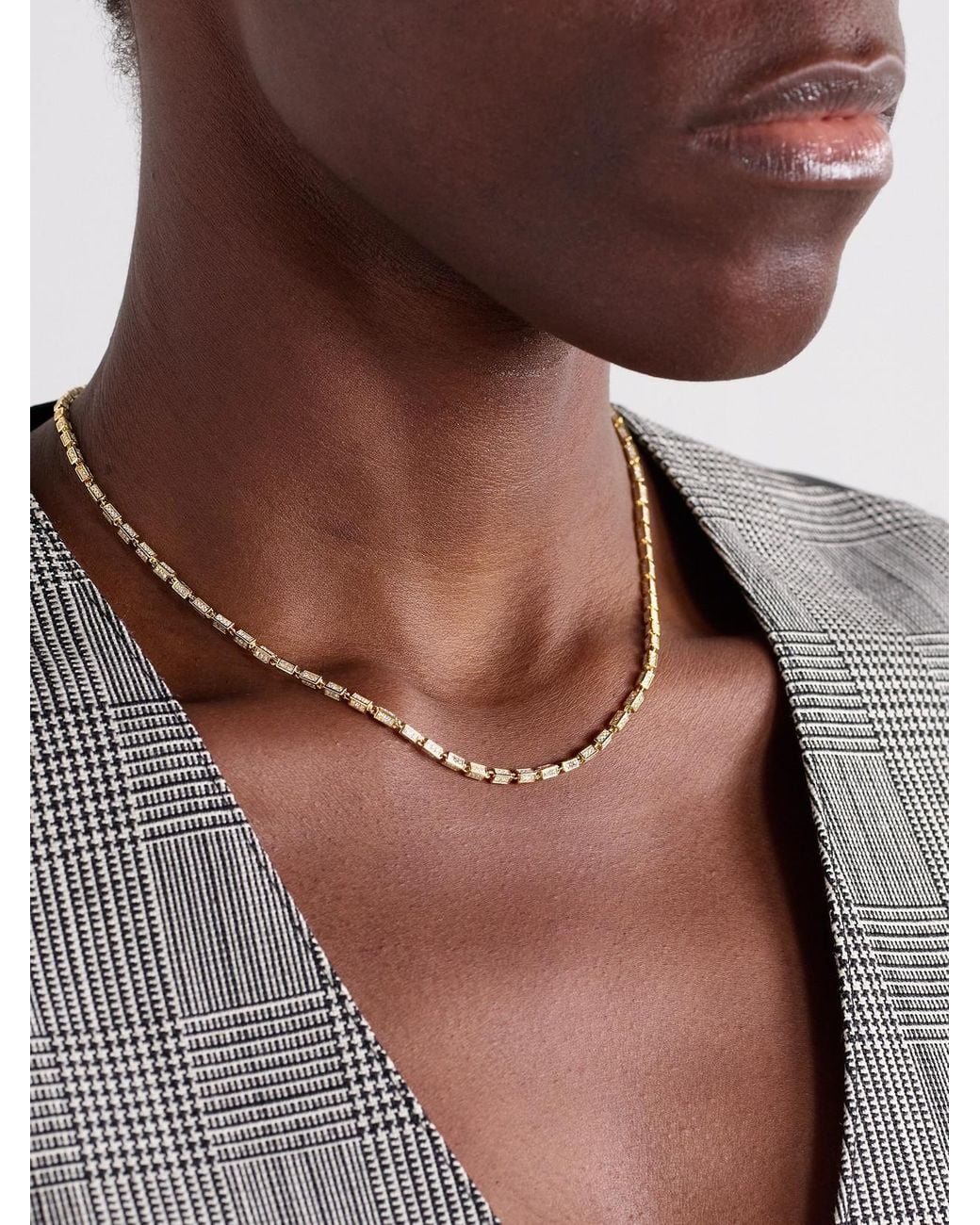 Suzanne Kalan Natural 18-Karat Diamond Necklace