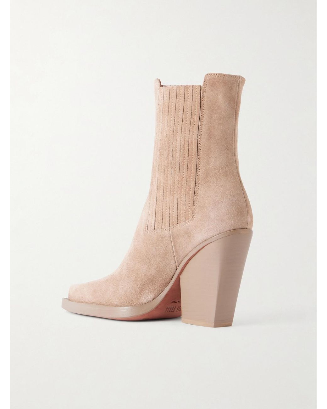 Paris Texas Natural Dallas 60 Suede Ankle Boots