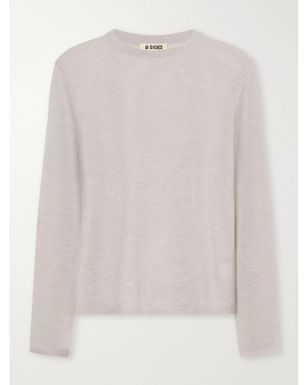 B Sides Natural Merino Wool T-Shirt