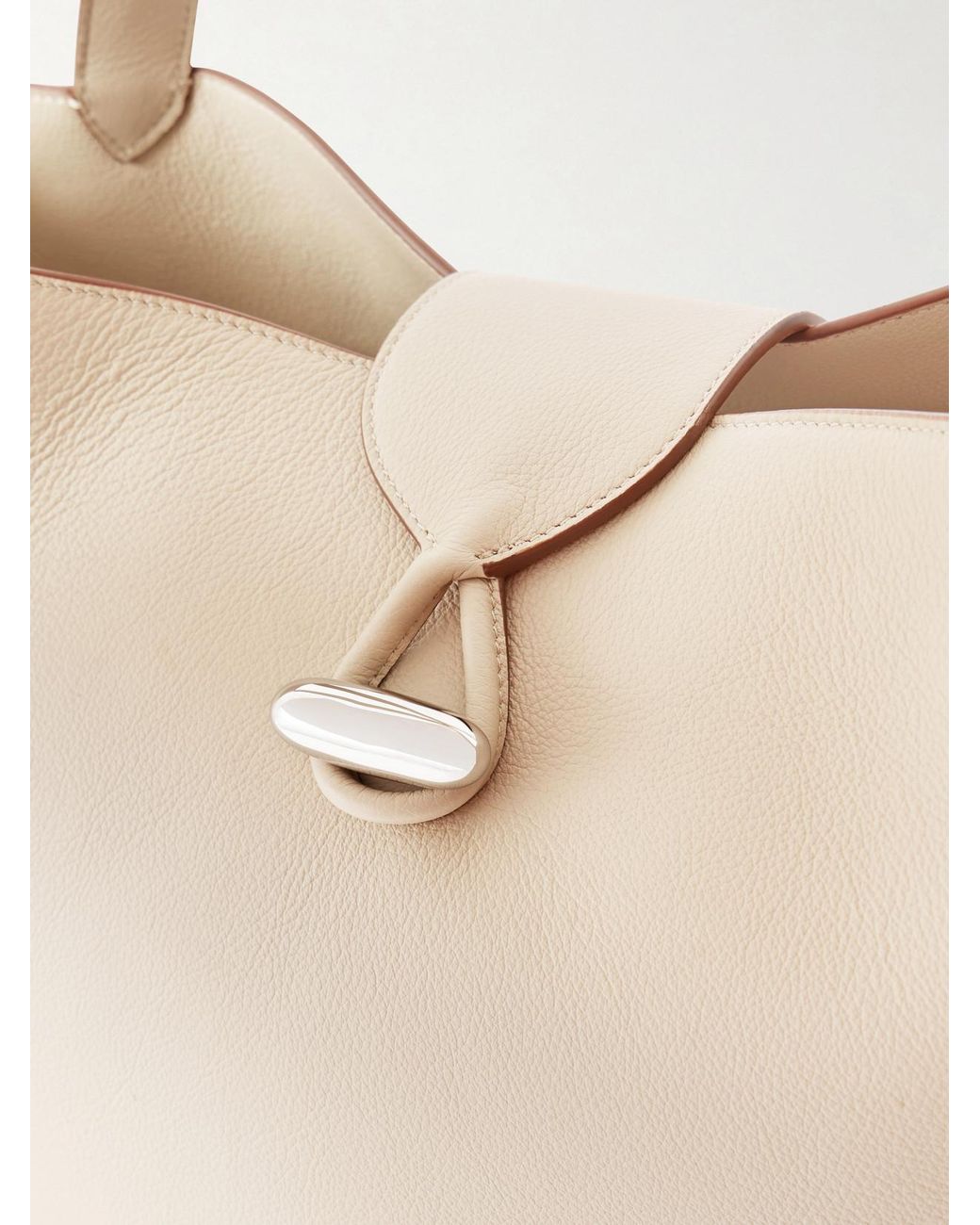SAVETTE Natural The Anello Leather Tote