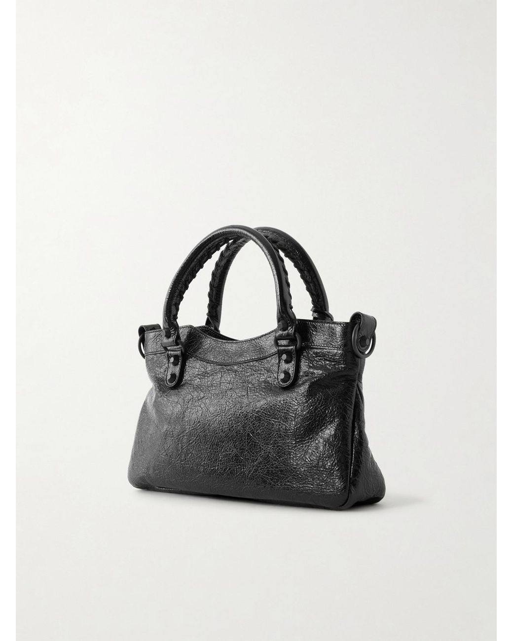 Balenciaga Black Le City First Leather Shoulder Bag