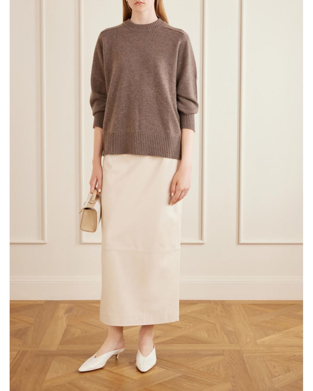 Loulou de Saison Brown Baltra Cashmere Sweater