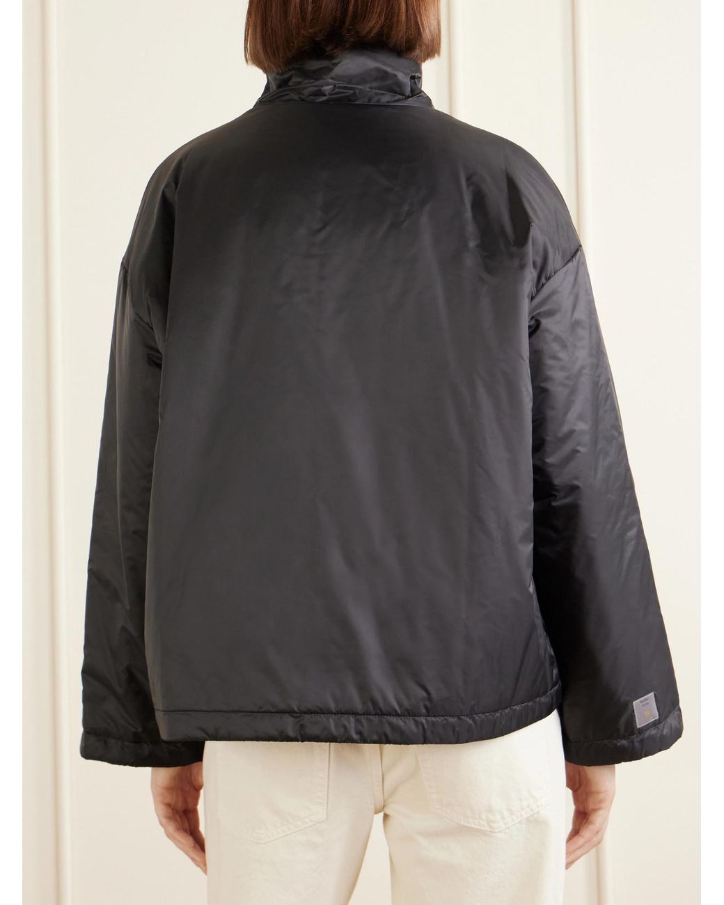 Max Mara Black Cristina Padded Shell Jacket