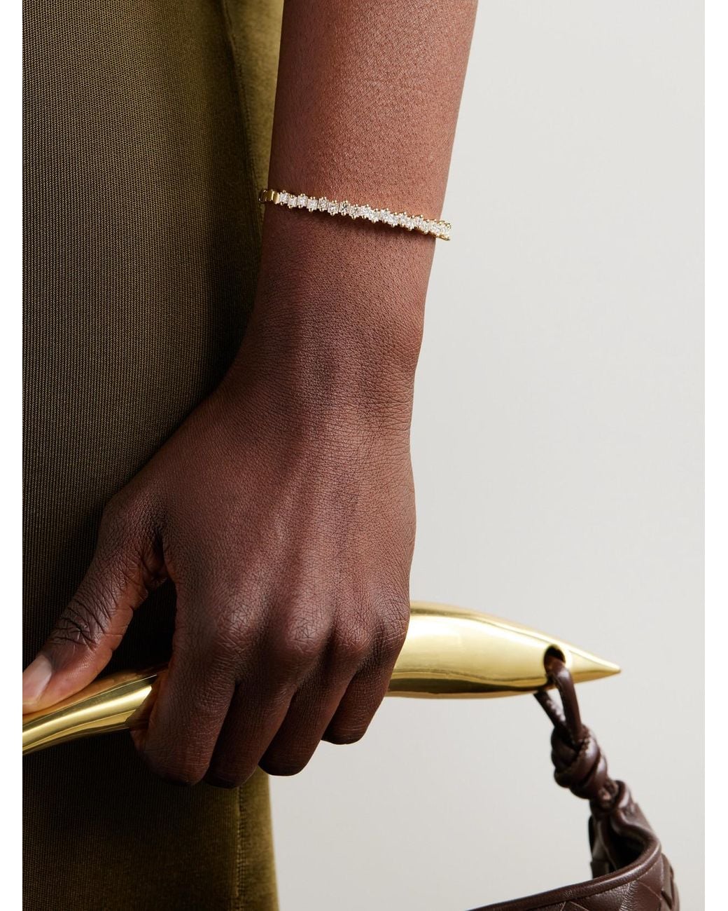 Suzanne Kalan Natural 18-Karat Diamond Bangle