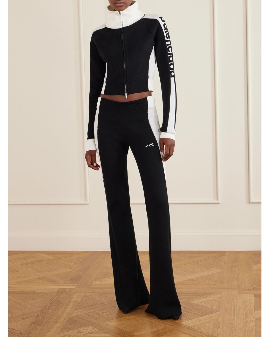 Balenciaga Black Cocoon Knitted Zip-Up Sweater