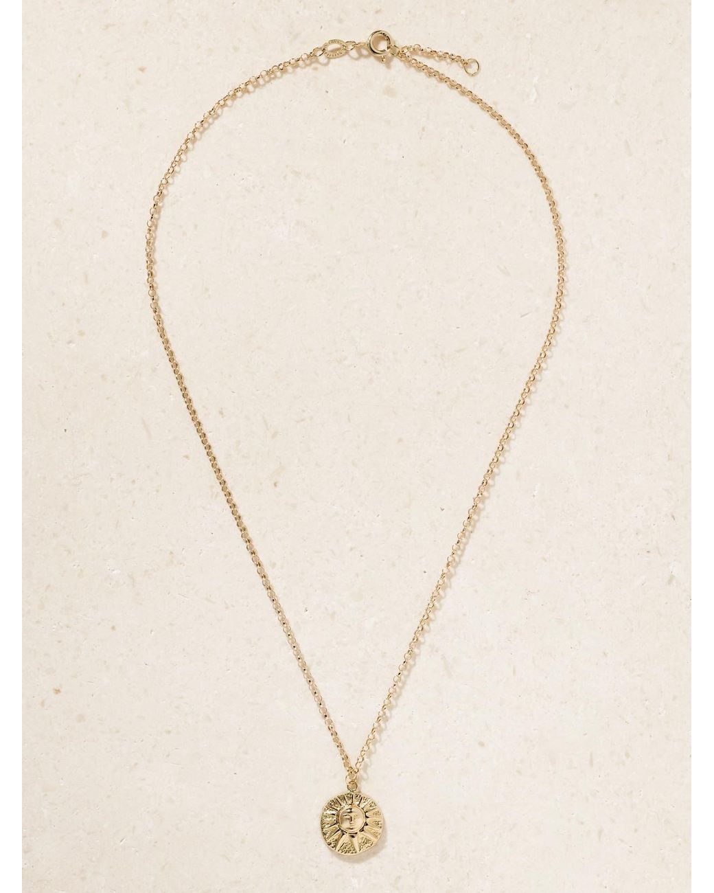 L'Atelier Nawbar Natural Little Dream Of Rays 18-Karat Pendant Necklace
