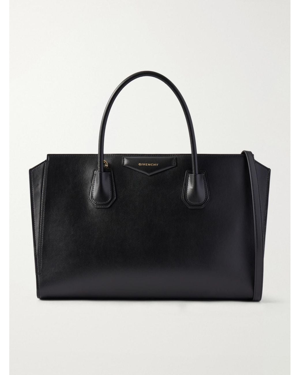 Givenchy Black Antigona Catchall Medium Leather Shoulder Bag