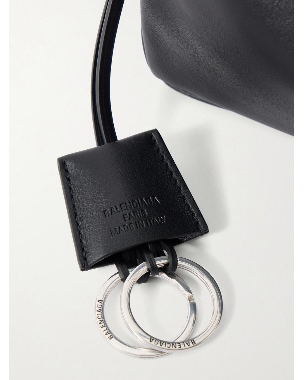 Balenciaga Black Rodeo Mini Leather Top-Handle Bag