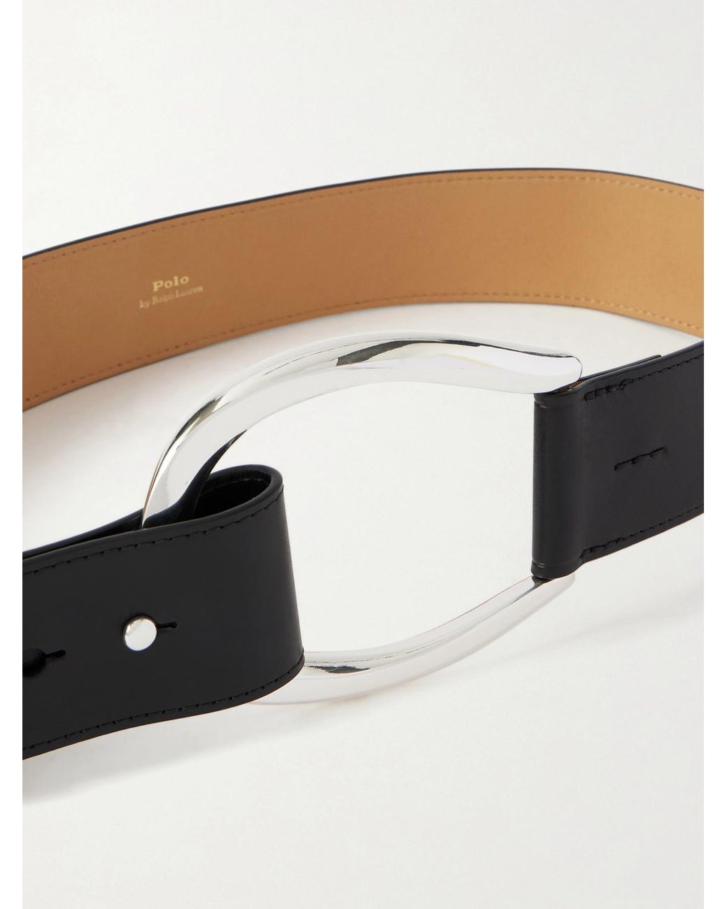 Polo Ralph Lauren Black Leather Belt