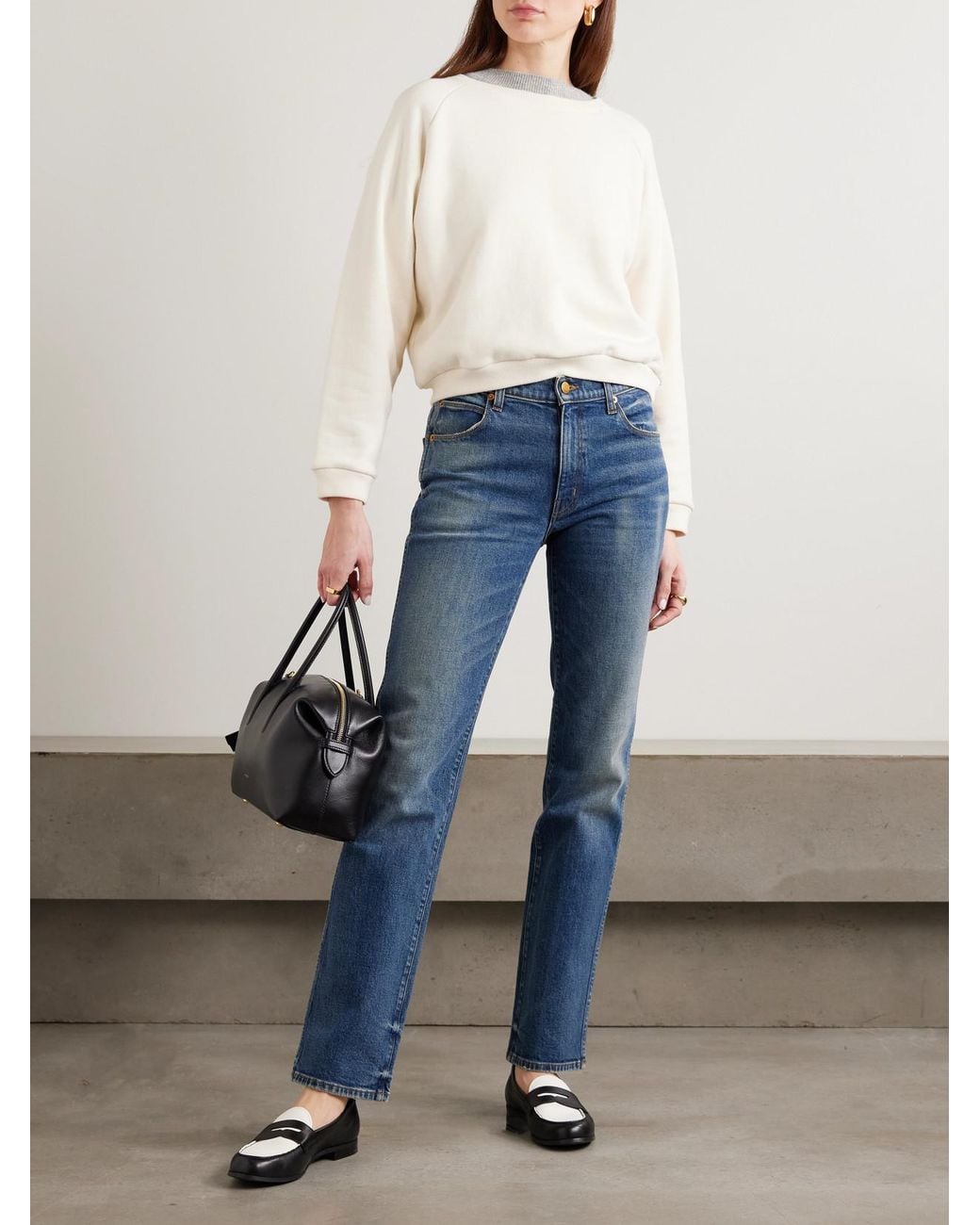 Jamie Haller Natural The Daily Cotton-Terry Sweatshirt