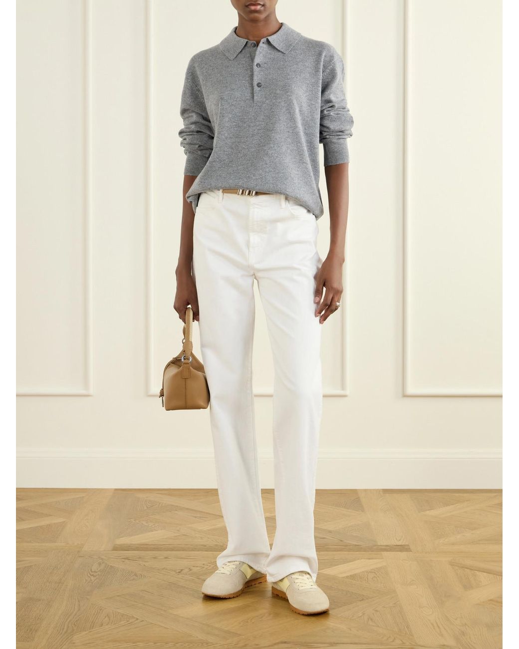 Autry White Windspin Suede Sneakers