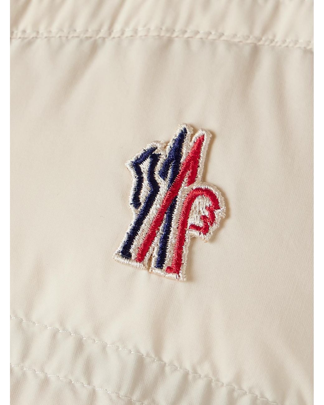 Moncler Natural Baise Quilted Down Vest