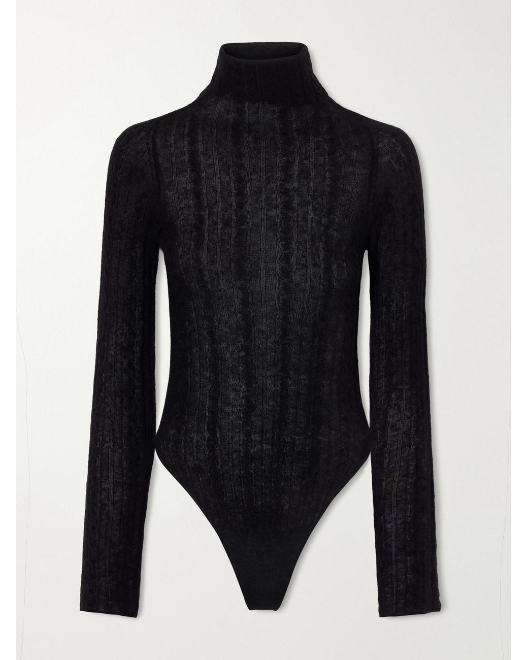 Haikure Black Margie Knitted Bodysuit