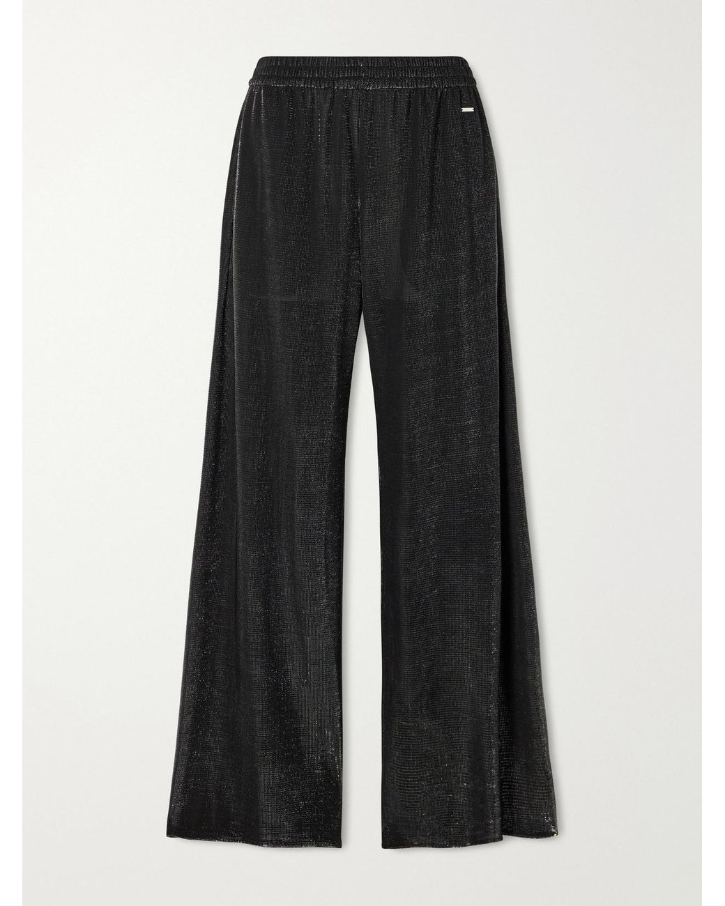 Gucci Black Wide-Leg Jersey Pants