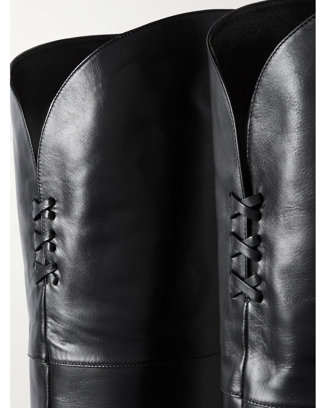 Chloé Black Eve Leather Over-The-Knee Boots