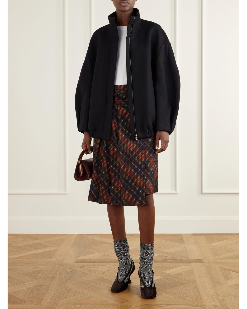Dries Van Noten Black Wool-Twill Jacket