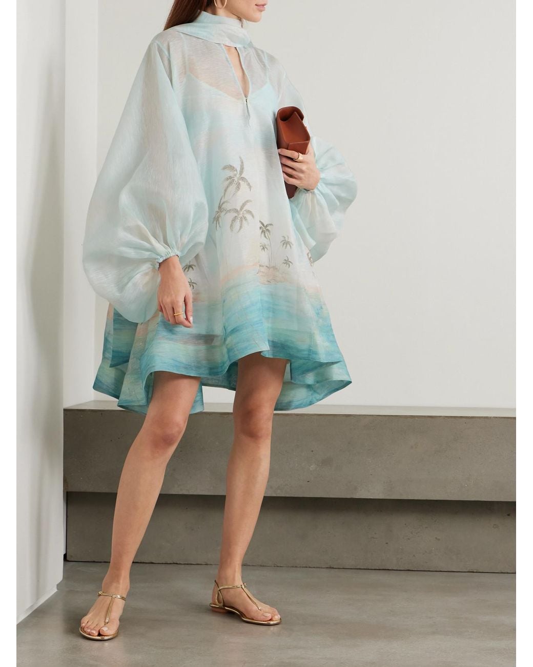 norma kamali mesh mini dress Spliced Pickleball Dress