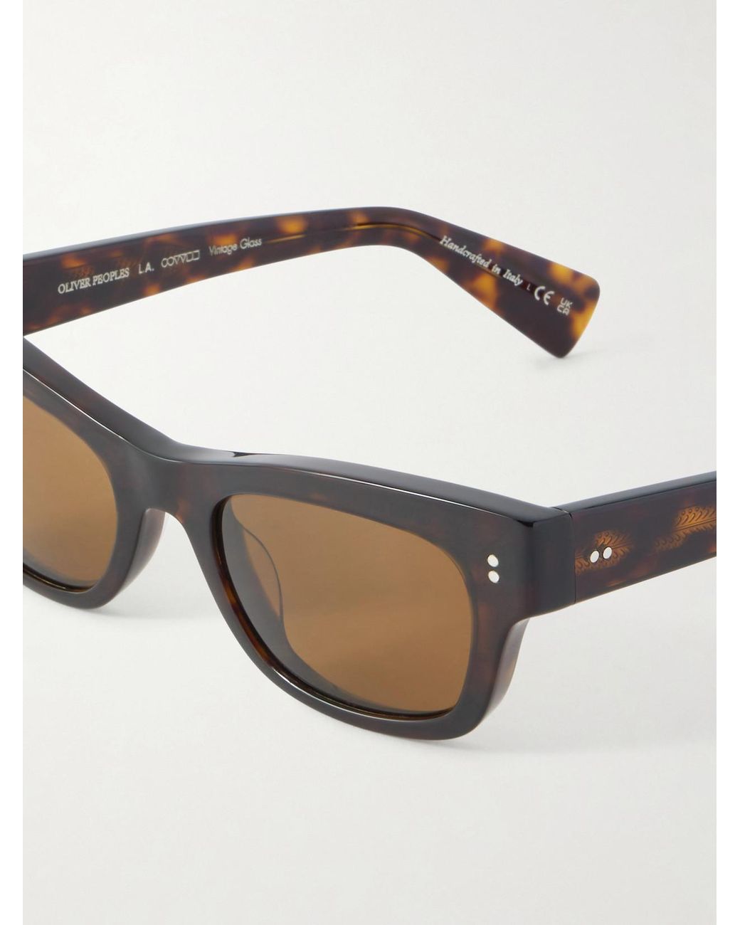 Oliver Peoples Multicolor Sonia D-Frame Acetate Sunglasses