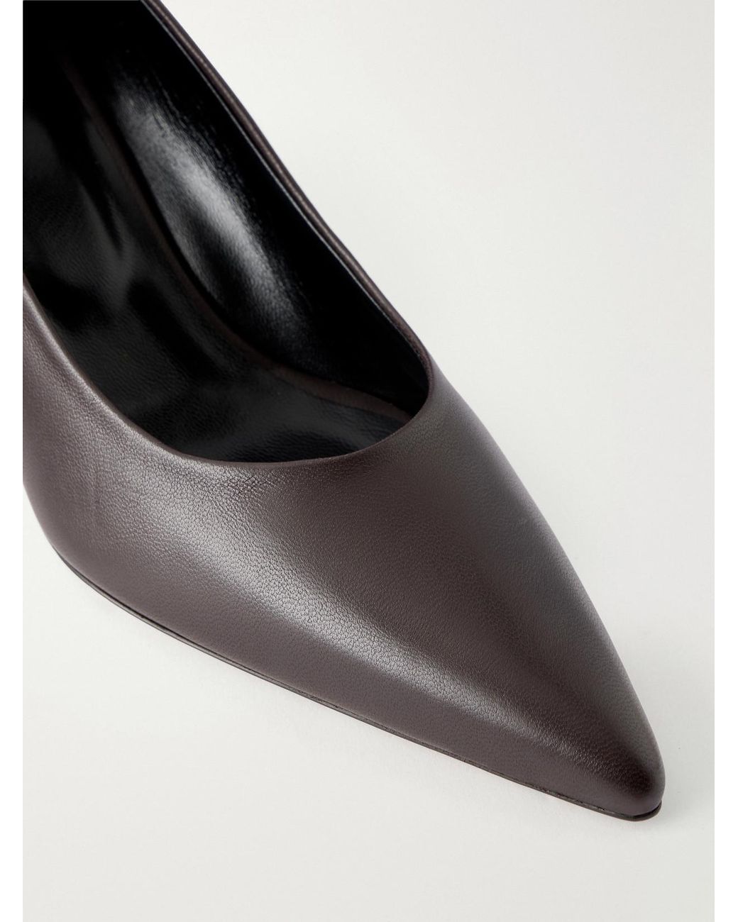 Jude Brown Blade 60 Leather Pumps