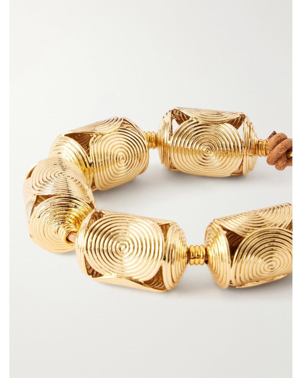 Tohum Design Metallic Savanna Bantu Plated-Brass Bracelet