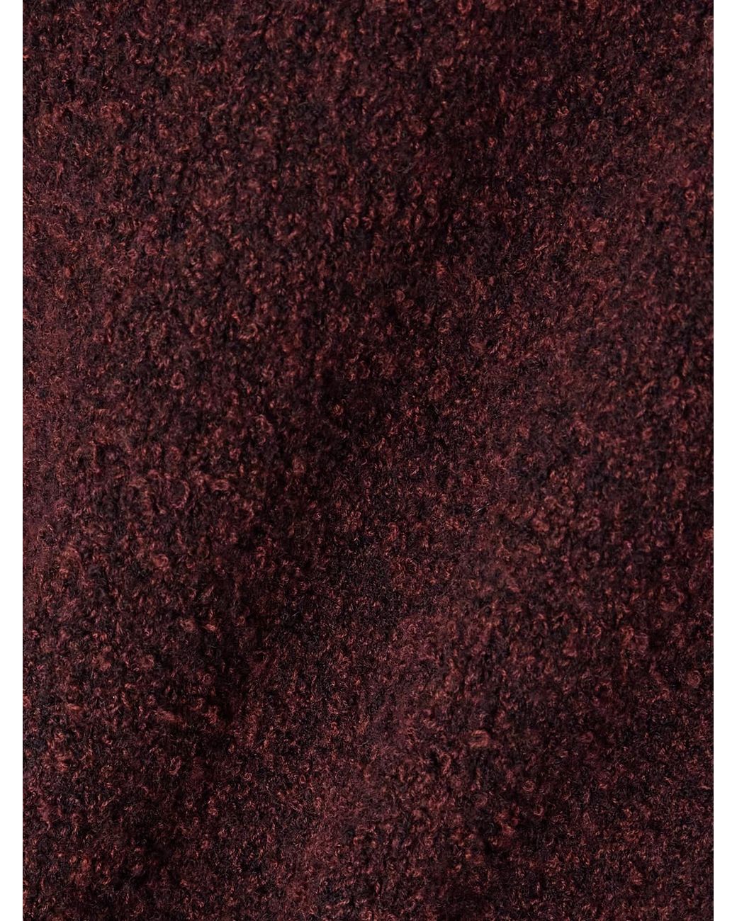 Bottega Veneta Purple Button-Detailed Wool-Blend Bouclé Sweater