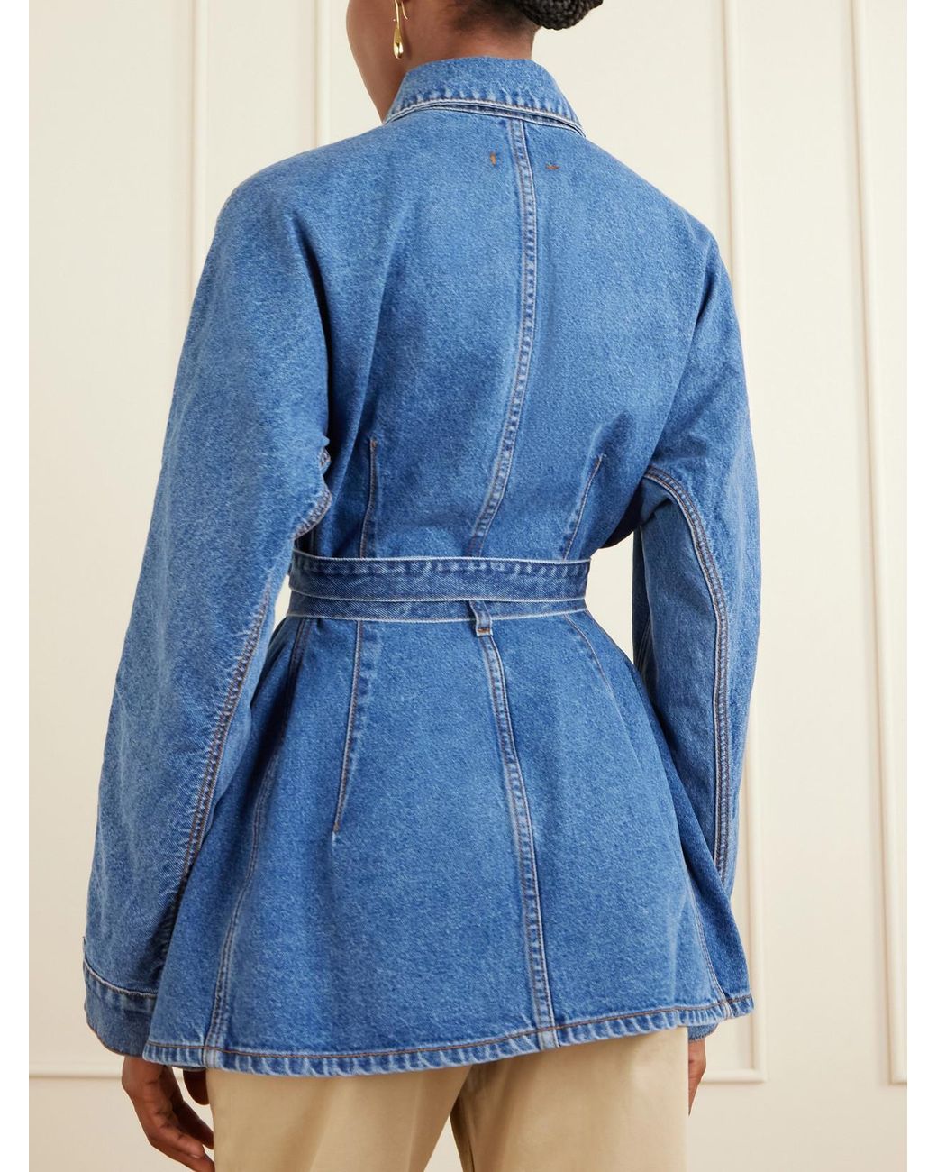 OSSOU Blue Cinch Denim Shirt