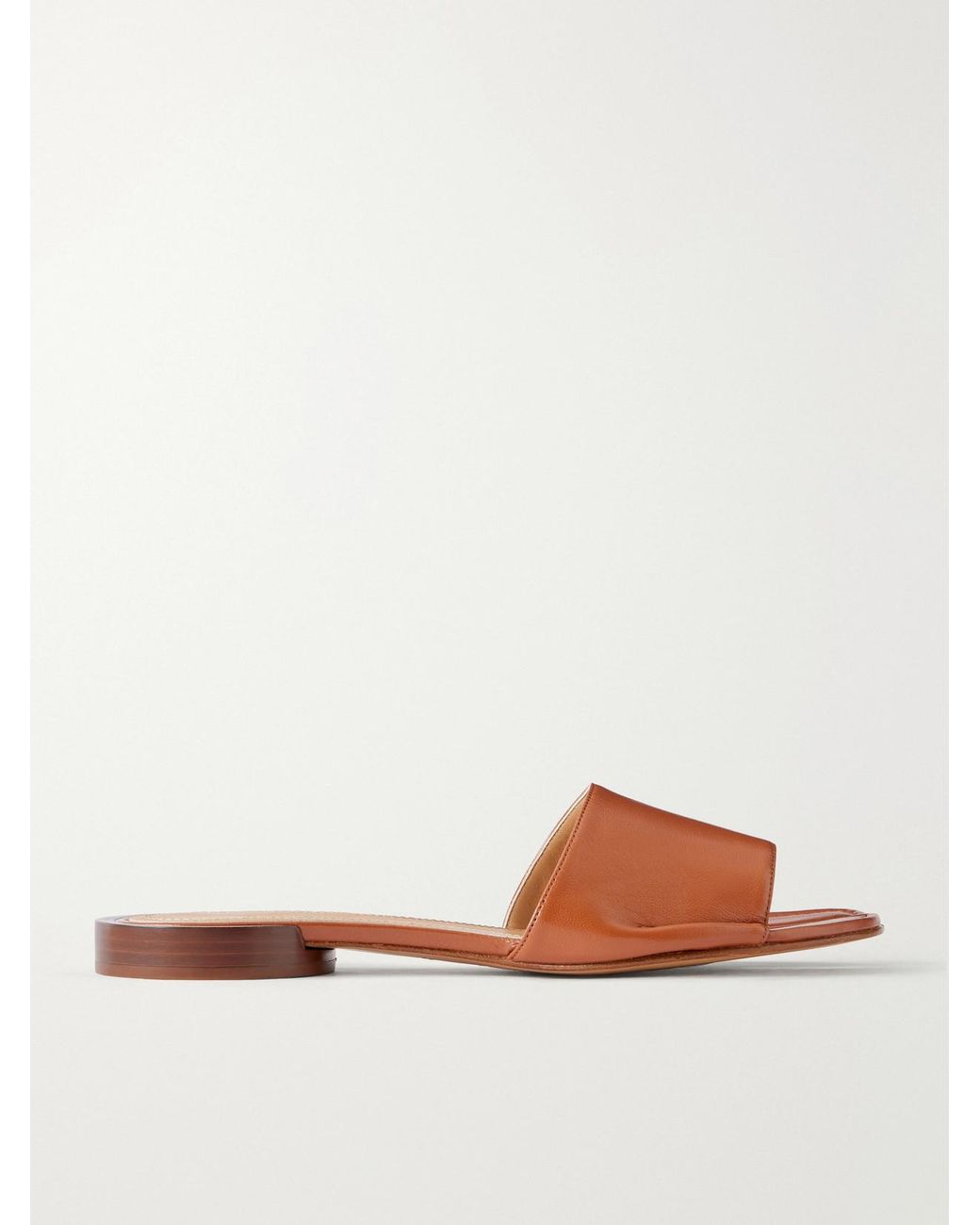 Maison Margiela White Tabi Split-Toe Leather Flats