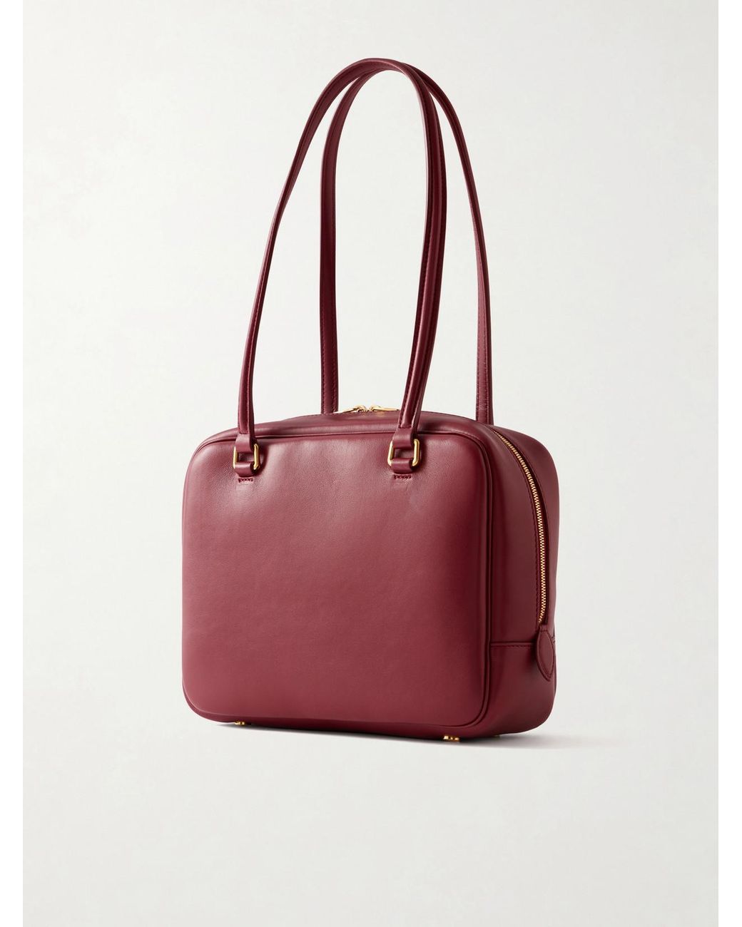Jil Sander Red Vision Mini Leather Tote