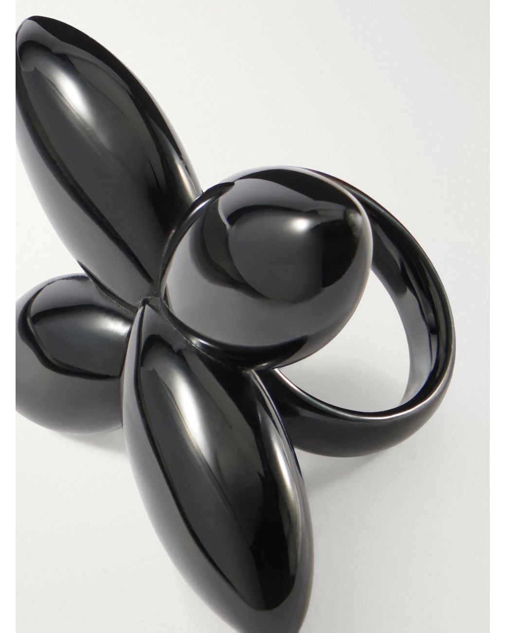 Camille Surault Black Rosemarie Resin Ring