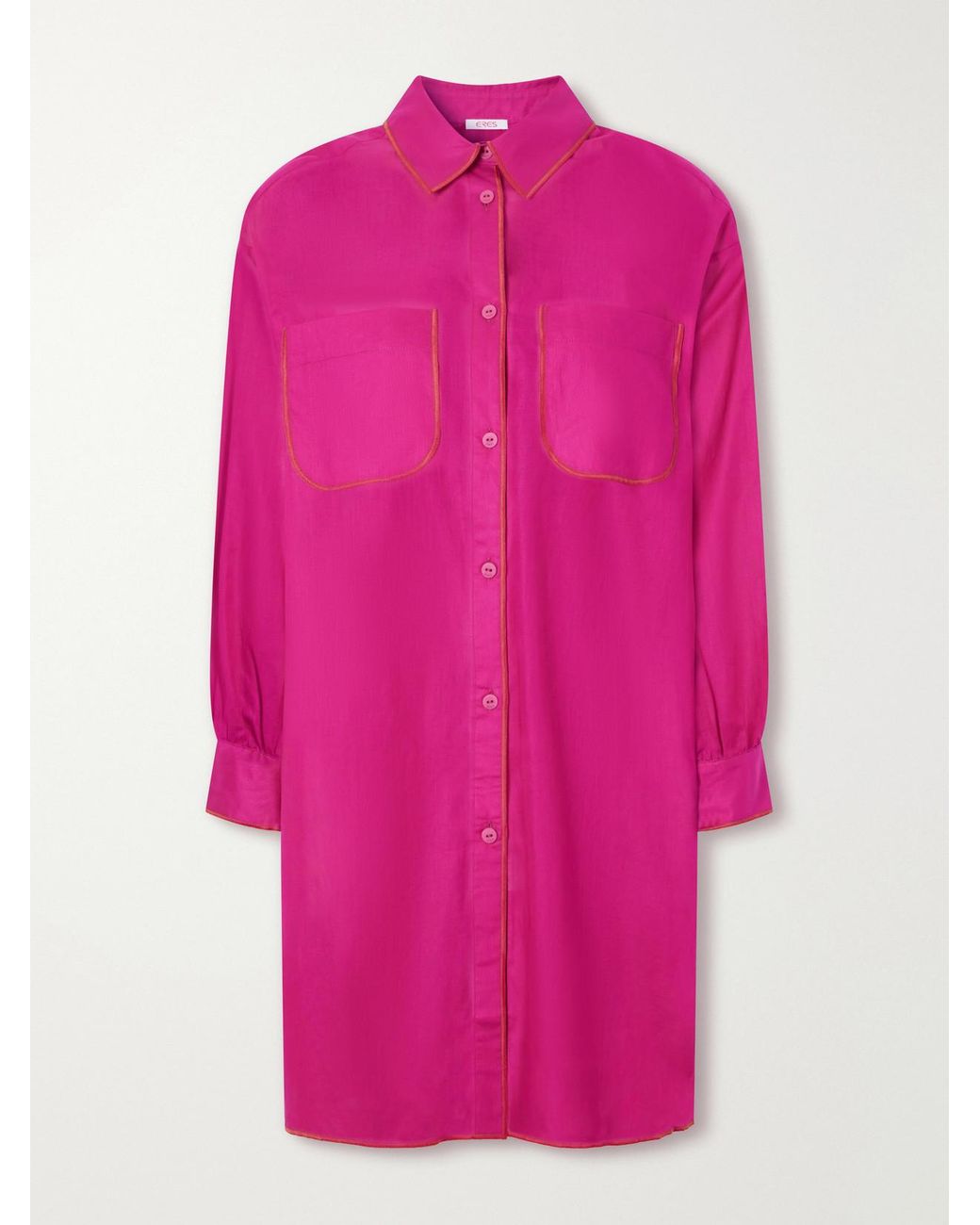 Eres Pink Colorama Cotton Shirt