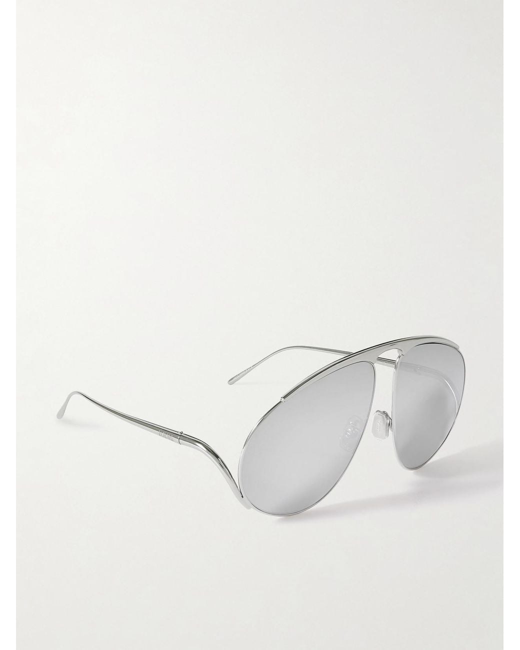 Loewe Gray Aviator-Style-Tone Sunglasses