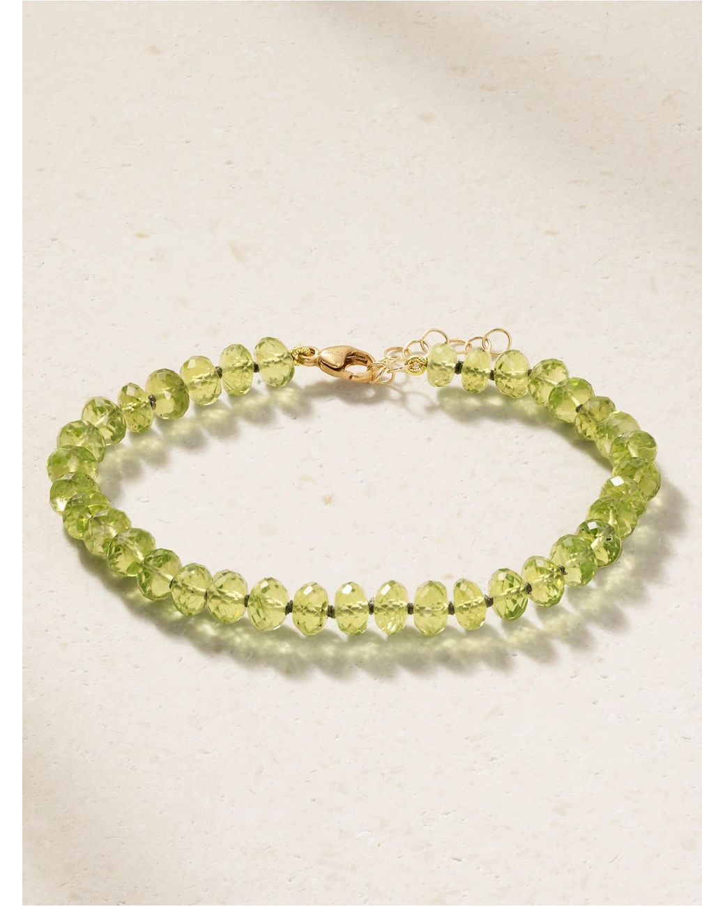JIA JIA Metallic Oracle 14-Karat Peridot Bracelet