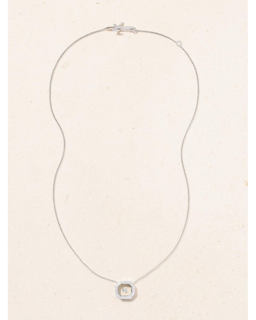 Nikos Koulis Natural Universe 18-Karat, Diamond And Enamel Necklace