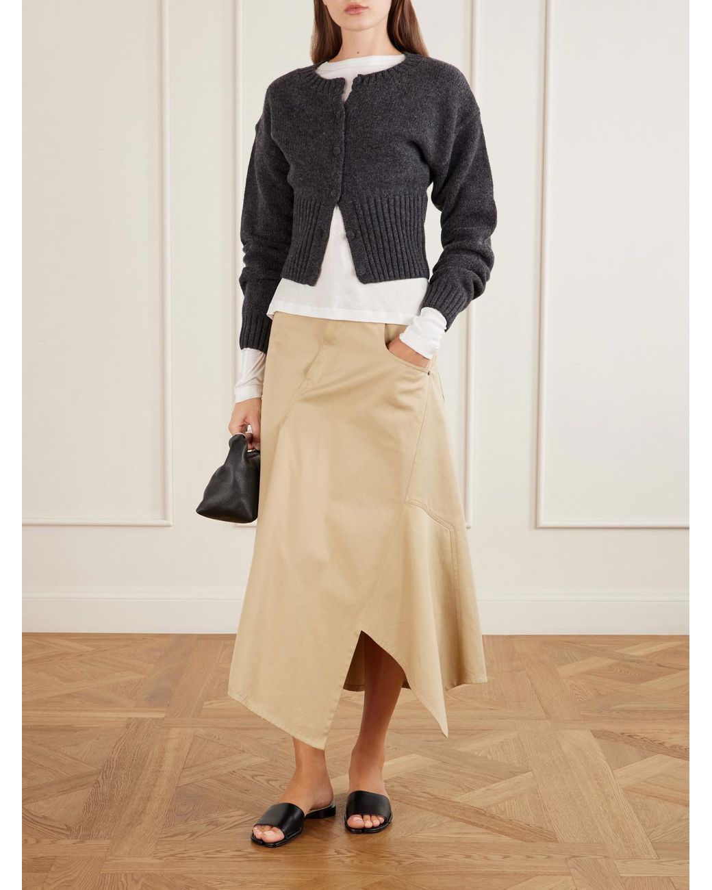 Maison Margiela White Tabi Split-Toe Leather Flats