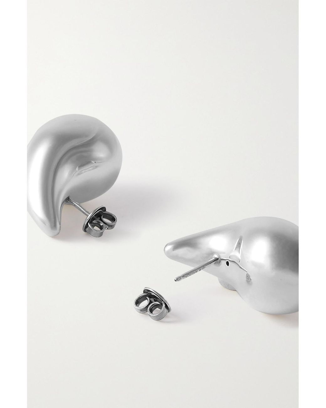 Bottega Veneta White Earrings