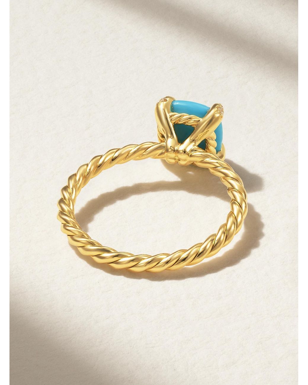 Châtelaine18-Karat, And Diamond Ring David Yurman en coloris Blue