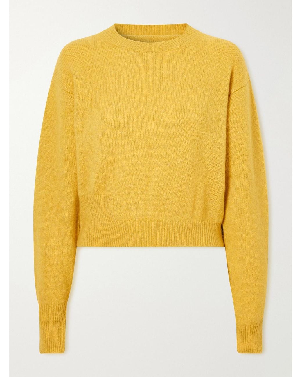 OSSOU Yellow Ada Knitted Sweater
