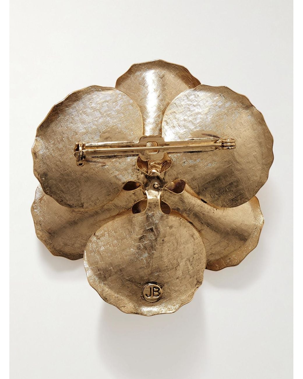 Jennifer Behr Natural Gladiolus-Plated Brooch