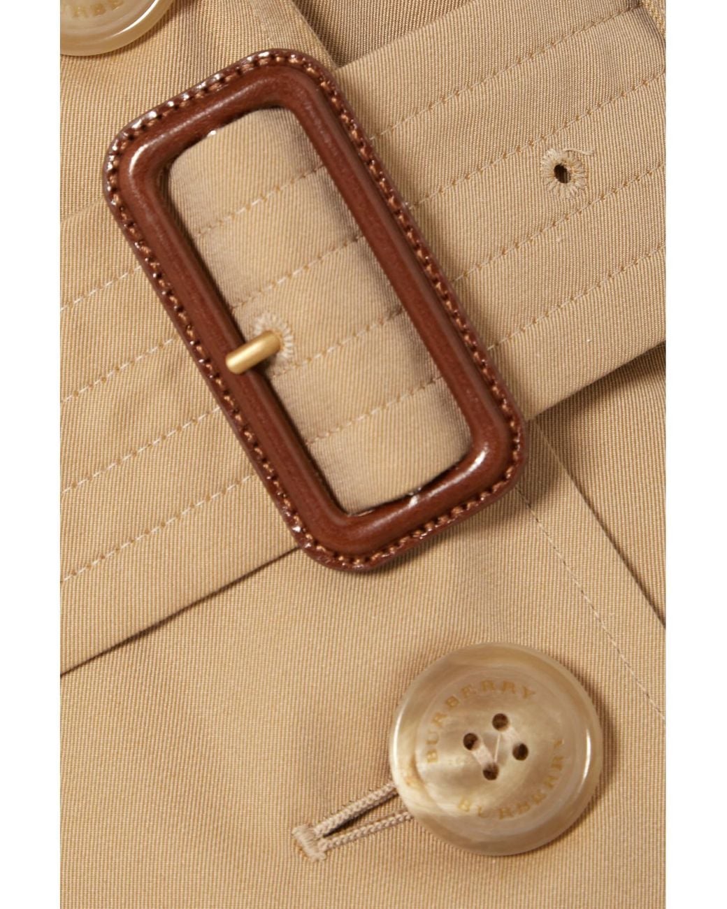 Burberry Natural Chelsea Organic Cotton-Gabardine Trench Coat