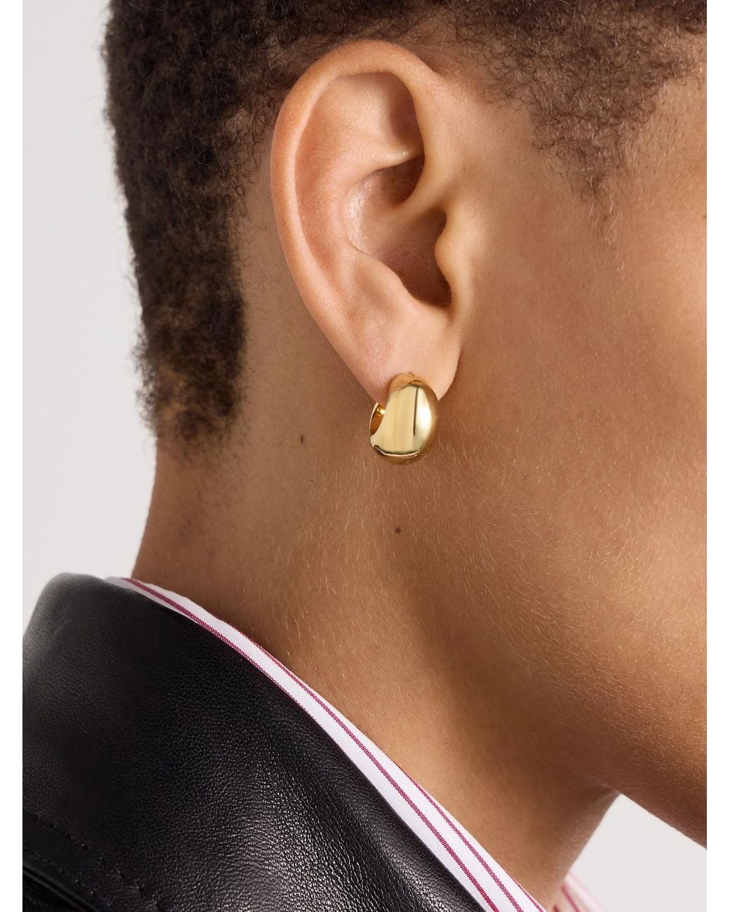 LIE STUDIO White The Simone-Plated Earrings