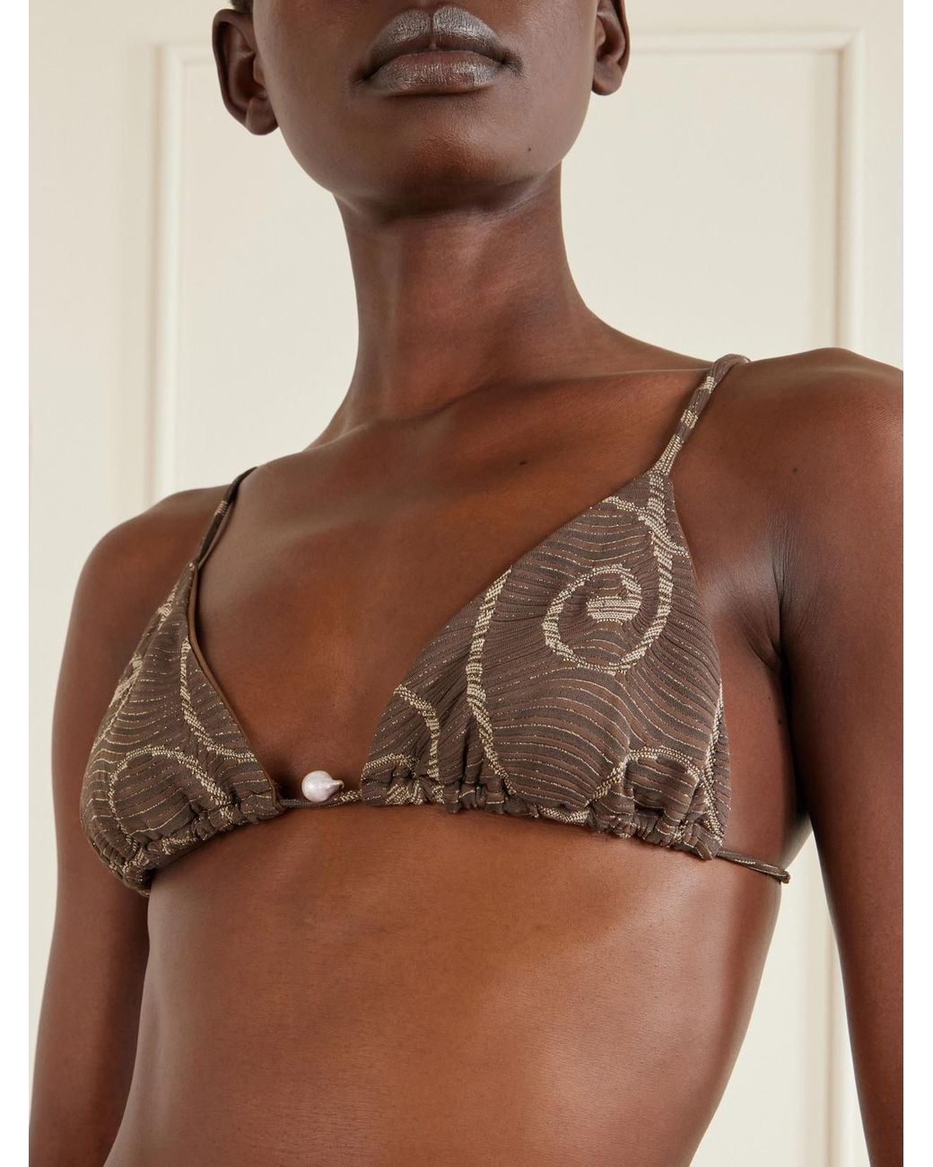 SARA CRISTINA Brown Arena Bikini