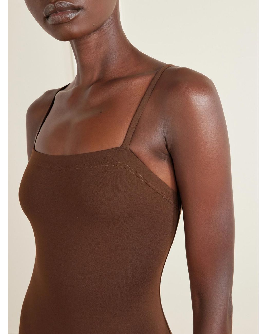 Eres Brown Les Essentiels Aquarelle Swimsuit